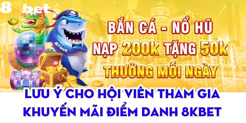 Các điều kiện đăng ký nhận khuyến mãi điểm danh thành công